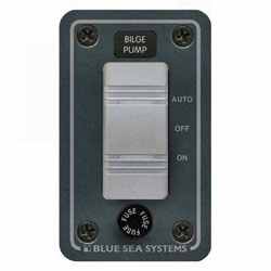 Blue Sea Systems Contura Water Resistant Bilge Pump Control Switch Panel