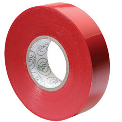 Ancor Premium PVC Electrical Tape - Red, 3/4
