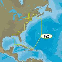 Furuno C-MAP WIDE Electronic Navigation Charts - US East Coast and Bahamas