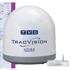 KVH TracVision TV6 with TV-Hub Web Interface