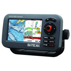 SI-TEX SVS-560CFE Chartplotter / Fishfinder - Internal / External GPS Antenna