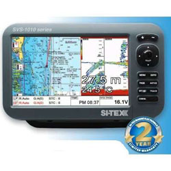 SI-TEX SVS-1010CF Chartplotter / Fishfinder with Internal GPS