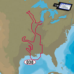 C-MAP 4D MAX+ LAKES Electronic Navigation Charts