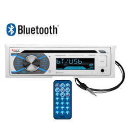 Boss Audio Systems AM / FM BT Marine Stereo Receiver with CD Player (4) x 50W