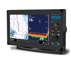 Si-Tex Chart NavPro 1200F Chartplotter /Fishfinder w/ C-Map 4D Card