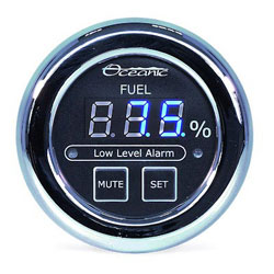 Oceanic Systems Gauges (Fuel, Water, Waste)