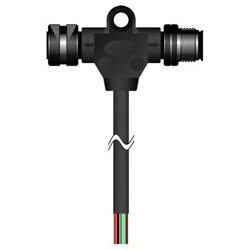 Oceanic Systems NMEA2000 Micro Network Connectors - Power Tee Dual Feed