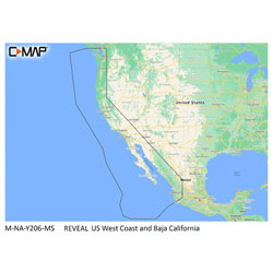 Map Of West Coast California C-Map Reveal Coastal Charts - U.s. West Coast & Baja California | Defender  Marine