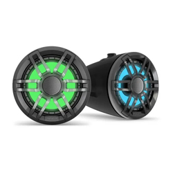 Fusion XS Series 200-Watt Marine Wake Tower Speakers w/ LED Lighting