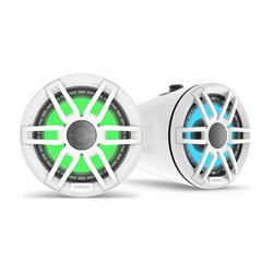 Fusion XS Series 200-Watt Marine Wake Tower Speakers w/ LED Lighting