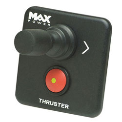Maxpower Thruster Control Panel - Black - Single Joystic Control