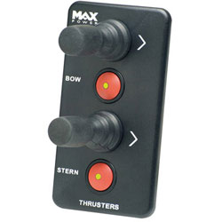 Maxpower Double Joystick Thruster Control Panel - Black