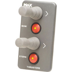 Maxpower Double Joystick Thruster Control Panel - Gray