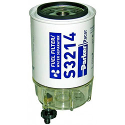 Racor Aquabloc Fuel Filter / Water Separator Replacement Element - Clear Bowl