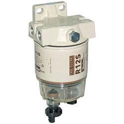 Racor 120 Spin-On Compact Fuel Filter / Water Separator Assembly - Clear Bowl | Defender Marine | Spin On Fuel Filter Assembly | | Defender Marine