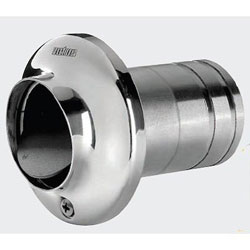Vetus Stainless Steel Transom Exhaust Connection with Check Valve - 2-3/8