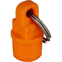 Sea-Dog Nylon Emergency Garboard Drain Plug with Attached Key Ring