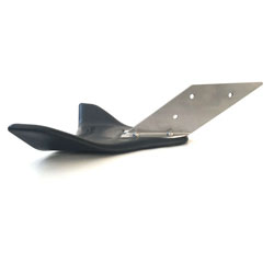 Hydro-shield skeg mounted hydrofoil and prop protector
