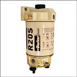 Racor Spin-On Fuel Filter / Water Separator Assembly - Clear Bowl (230R2) | Defender Marine | Spin On Fuel Filter Housing | | Defender Marine
