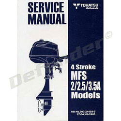 Tohatsu / Nissan OEM Outboard Motor Service Manual (003-21058-0 / 003210580)