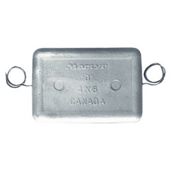Martyr Small Plate Hull Sacrificial Anode - Type M