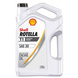 Shell Rotella T1 - Straight Grade 30W Heavy Duty Diesel Engine Oil - Gallon