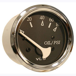 VDO Allentare Oil Pressure Gauge - Illuminated