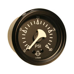 VDO Allentare Water Pressure Gauge - Illuminated