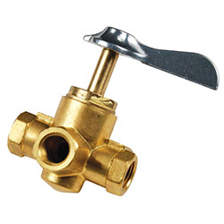 Whitecap Fuel Shut-Off Valve - 3-Way 3/8