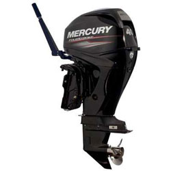 Mercury 40 HP 4-Stroke Outboard Motor (40MLHGA Thumb Screw Clamp Bracket)