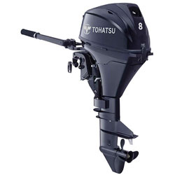 Tohatsu 8 HP 4-Stroke Outboard Motor (MFS8BEFL)
