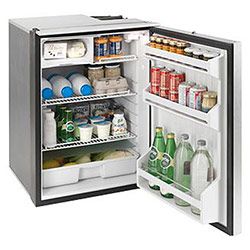 Isotherm Cruise 130 Elegance Refrigerator / Freezer - 4.6 cu ft, Silver