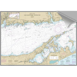 Maptech Decorative Nautical Charts - Eastern Long Island Sound