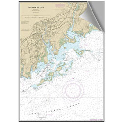 Maptech Decorative Nautical Charts - Norwalk Islands