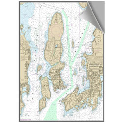 Maptech Decorative Nautical Charts - Narragansett Bay, Newport