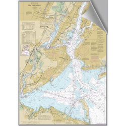 Maptech Decorative Nautical Charts - New York Harbor