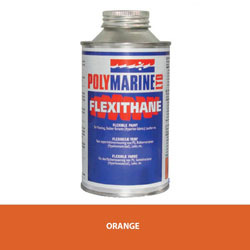 Polymarine Flexithane Hypalon Paint - Orange