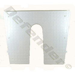 Exterior Transom Protection Plate - Wedge