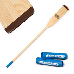 Waterproof Finish Lightweight Crooked Creek 8-foot Wooden Boat Oar with Grip 50406 Features Multi-Ply Laminated Construction for Added Strength Waterproof Finish Lightweight Crooked Creek 8-foot Wooden Boat Oar with Grip 50406 Features Multi-Ply Laminated Construction for Added Strength