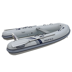 Highfield UL 310FD Aluminum Hull Inflatable (RIB) 10' 3", Gray PVC, 2023