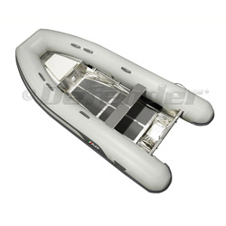 AB 11 AL Aluminum Hull Inflatable (RIB) 11' 6", Gray Hypalon, 2023