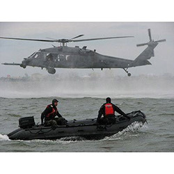 Zodiac MilPro FC420 Special Forces Craft, 13' 9" Inflatable Boat - Rigid