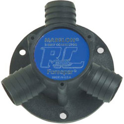 Forespar Y- Connector - Includes Mounting Flange, 1