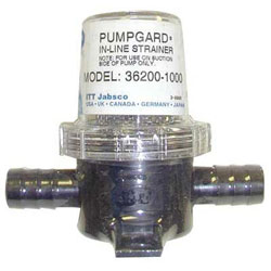 Jabsco Pumpgard In-line Strainer - 20 Mesh / Coarse, 5/8