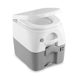 Dometic SaniPottie 974 Toilet with MSD fittings - Gray
