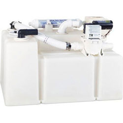 Dometic 28 HTS-T Waste Water Holding Tank System with Pump - 28 Gallons