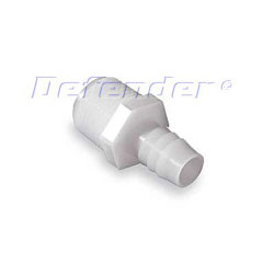 White Nylon Hose Connector / Adapter