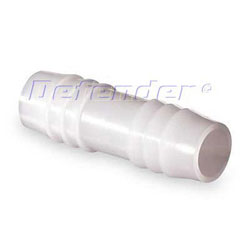 White Nylon Hose Connector - Barb to Barb
