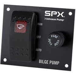Johnson Bilge Pump Control Panel Switch - 24 Volt DC