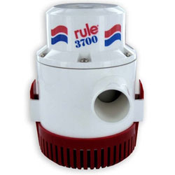 Rule 3700 Non-Automatic Bilge Pump - 24 Volt DC 6.9 Amp